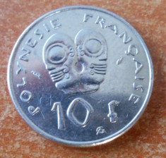 POLINEZIA FRANCEZA 10 FRANCS 1996 KM8 foto