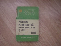 Probleme de matematica pentru treapta a ll- a de liceu siruri anul 1979 foto