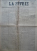 La Patrie , Patria , Bucuresti , 1893 , 3 ziare