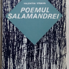 VALENTIN STRAVA-POEMUL SALAMANDREI,1971/dedicatie-autograf pt VIRGIL TEODORESCU