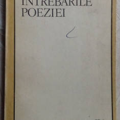 DAN C. MIHAILESCU-INTREBARILE POEZIEI'89/AUTOGRAF (Arghezi/Bacovia/Blaga/Barbu+)