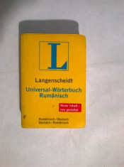 Langenscheidt Universal-Worterbuch Rumanisch foto