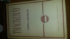 Cartea snobilor de Thackeray (1964) (CLU) foto