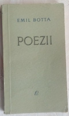 EMIL BOTTA - POEZII: INTUNECATUL APRIL/PE-O GURA DE RAIU(1966/pref.P.COMARNESCU) foto