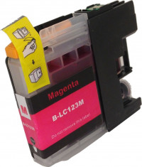 Cartus cerneala Brother LC123M Magenta compatibil foto