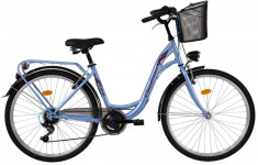 Bicicleta DHS Citadinne 2634 (2017) Albastru, 480mmPB Cod:21726344830 foto