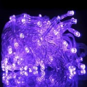 Instalatie LED 240 de Beculete cu Jocuri de Lumini, Violet foto