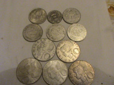 Colectie monede de argint Austria 65 grame foto