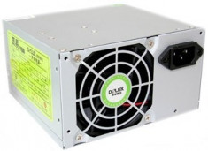 SURSA Delux 450W, Fan 8cm, Conector 20+4 pini, 2xSATA, 2xMolex, Switch ON/OFF &amp;quot;DLP-23MS&amp;quot; foto
