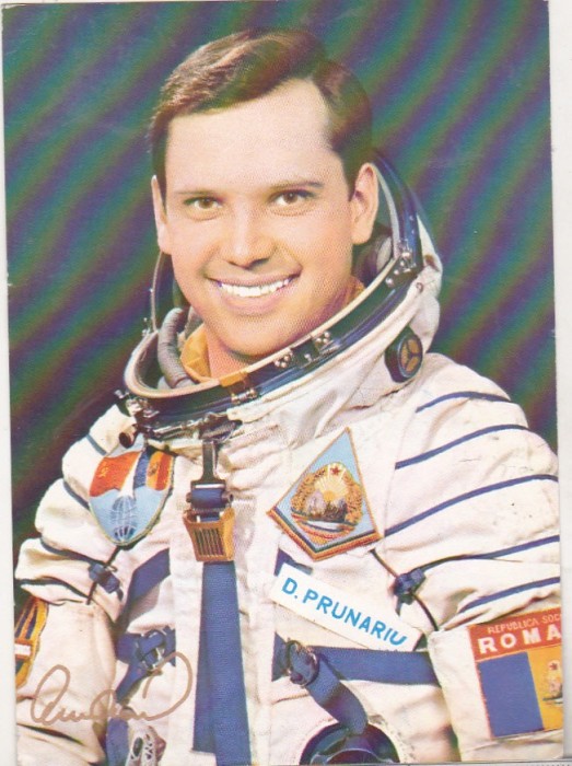 bnk cp Dumitru Prunariu - Vedere - necirculata - marca fixa