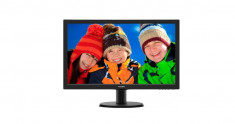MONITOR PHILIPS 23.6&amp;quot; LED, 1920x1080, 8ms, 250cd/mp, vga+dvi, boxe, &amp;quot;243VQ5HABA/00&amp;quot; (include timbru verde 3 lei) foto