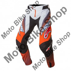 MBS ALPINESTARS RENNHOSE TECHSTAR FACTORY, orange fluo-dark blue-white, 36, 17/025, Cod Produs: 372101747336AU foto