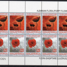 ALBANIA 2008, Flora, serie neuzata, MNH