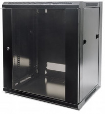 Cabinet 19&amp;quot; fixare pe perete, Flatpack, Intellinet9U, Black, 500 (h) x 570 (w) x 600 (d) mm &amp;quot;711791&amp;quot; foto