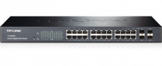 Switch WEB SMART 24 porturi 10/100/1000M 4 sloturi SFP cu suport module MiniGBIC, TP-LINK &amp;quot;TL-SG2424&amp;quot; foto