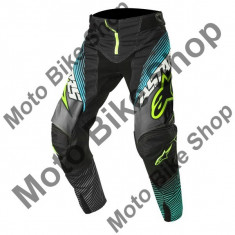 MBS ALPINESTARS RENNHOSE TECHSTAR FACTORY, schwarz-teal-gelb fluo, 28, 17/025, Cod Produs: 3721017107428AU foto