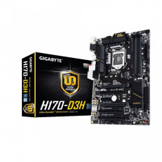 MB Gigabyte skt. 1151, Intel H170, 4*DDR4 2133MHz,HDMI/DVI/VGA, 2*PCIEx16, 2*PCIEx1, 3*PCI, 6*SATAIII, 2 *SATAExpress, 8CH, GigabitLAN, 8*USB3.0,... foto