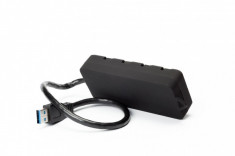 HUB USB 3.0 extern, 4*USB, incl. alimentare, Spacer &amp;quot;SPH-304&amp;quot; foto