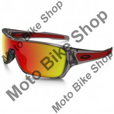 MBS OAKLEY SONNENBRILLE TURBINE ROTOR, grey ink, ruby iridium, Cod Produs: 930703AU foto