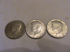 Colectie monede de argint SUA 35 grame foto