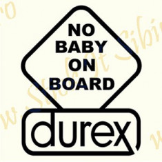 No Baby On Board_Tuning Auto_Cod: CST-439_Dim: 25 cm. x 20 cm. foto