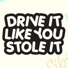 Drive it Like You Stole it_Tuning Auto_Cod: CST-166_Dim: 25 cm. x 16.8 cm. foto