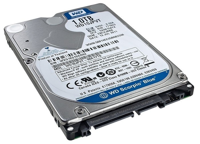 HDD Notebook 2.5" 1TB 5400rpm 8M SATA3 WD foto mare HDD Notebook 2.5" 1TB 5400rpm 8M SATA3 WD foto mare