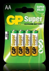 BATERIE GP Batteries AA (R6) alcalina, GP Batteries &amp;quot;GP15A-BL4&amp;quot; (4buc) foto