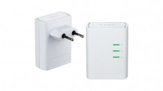 Kit Adaptor Powerline AV 500, ultra compact, 1 port LAN - fast ethernet, 2 buc., D-Link &amp;quot;DH-509AV&amp;quot; foto