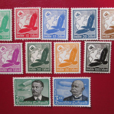 TIMBRE GERMANIA REICH 1934=SERIE==MLH