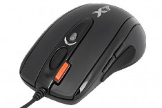 MOUSE A4Tech USB XL-750BK Full Speed Oscar Laser, USB, 6 dpi shift (max 3600 DPI), Black foto