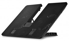 Stand notebook DeepCool 15.6&amp;quot; - 2* fan 140mm, 1* USB 3.0, plastic &amp;amp; metal, black, 6* unghiuri, &amp;quot;U PAL&amp;quot; foto