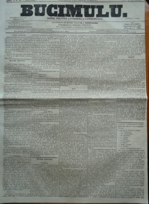 Buciumul, ziar politic, literar si comercial, nr. 283, 1864, Bolliac foto