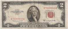 SUA USA 2 DOLARI DOLLARS 1953 B F foto