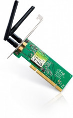 Placa Retea wireless PCI 300Mbps, 802.11n Draft 2.0, Atheros, 2T2R MIMO, 2.4GHz, 2 antene detasabile foto