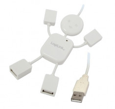 HUB USB 2.0 extern, 4*USB, Hangman Logilink &amp;quot;UA0071&amp;quot; foto