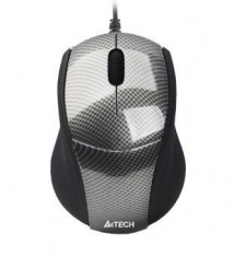 MOUSE A4Tech USB N-100-1 V-track PADless, USB, Carbon, 8-in-One Software foto