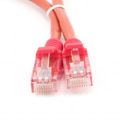 CABLU UTP Patch cord cat. 5E, 5m &amp;quot;PP12-5M/R&amp;quot; rosu foto