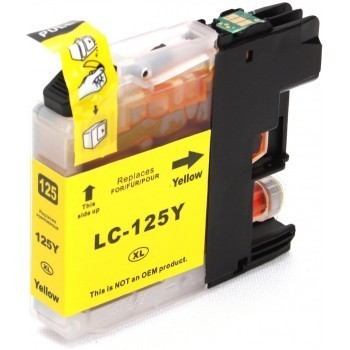 Cartus cerneala Brother LC125XLY yellow compatibil foto mare Cartus cerneala Brother LC125XLY yellow compatibil foto mare
