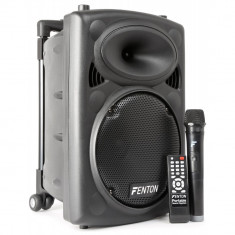 Boxa Portabila Activa cu Microfon, Telecomanda si BlueTooth 10&amp;amp;quot; 100W RMS BT/VHF/IRC Fenton FPS10 foto