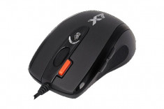 MOUSE A4Tech USB X-718BK OPTIC USB Oscar Gaming, Buton &amp;quot;3XFire&amp;quot;, 6 dpi shift (max 3200 DPI), BLACK foto