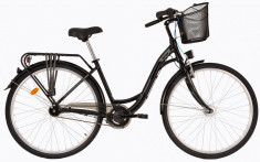 Bicicleta DHS Citadinne 2838 (2017) Negru, 505mmPB Cod:21728385060 foto