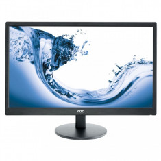 MONITOR AOC 27&amp;quot; LED, 1920x1080, 1ms, 300cd/mp, vga+hdmi+dvi, boxe &amp;quot;E2770SH&amp;quot; (include timbru verde 3 lei) foto