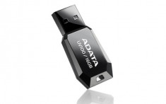 USB 8GB Adata, UV100 (USB 2.0), profil ingust, extrem de compact, negru, lungime 41mm, grosime 5.8mm, fara capac, gaura snur, design deosebit, 99... foto