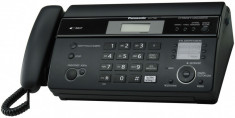 Fax Panasonic KX-FT988FX-B, hartie termica si robot tel. digital, (include timbru verde 5 lei) foto