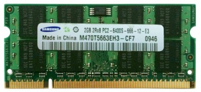 Samsung 2GB PC2-6400s DDR2-800MHz Non-ECC CL6 M470T5663EH3-CF7 (4gb kit) foto