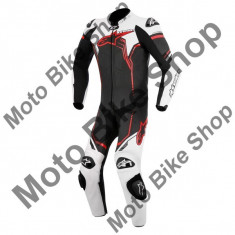 MBS Alpinestars Leder 1-Teiler Gp Plus, Schwarz-Weiss-Rot, 52, P:16/SB, Cod Produs: 315051612352AU foto