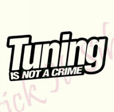 Tuning is not a crime_Tuning Auto_Cod: CST-366_Dim: 25 cm. x 11 cm. foto