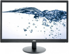 MONITOR AOC 23.6&amp;quot; LED, 1920x1080, 5ms, 250cd/mp, vga+dvi, &amp;quot;E2470SWDA&amp;quot; (include timbru verde 5 lei) foto