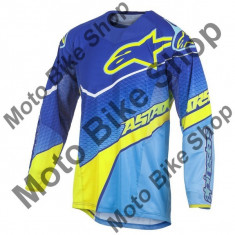 MBS ALPINESTARS RENNLEIBCHEN TECHSTAR VENOM, dunkelblau-cyan-gelb fluo, S, 17/025, Cod Produs: 37600177066SAU foto